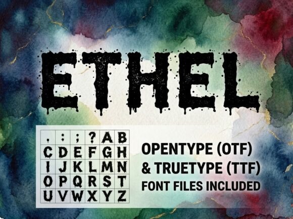 Ethel Font - Preview 2