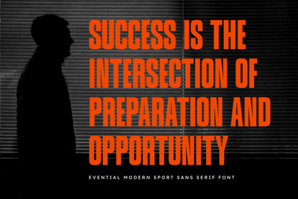 Evential Font - Preview 4