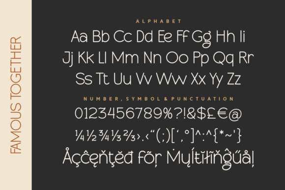 Famous Together Font - Preview 4