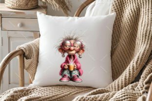 Funny Old Lady Clipart Graphic by RevolutionCraft · Creative Fabrica