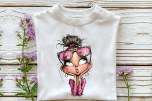 Funny Summer Beach Girl Clipart Graphic by RevolutionCraft · Creative ...