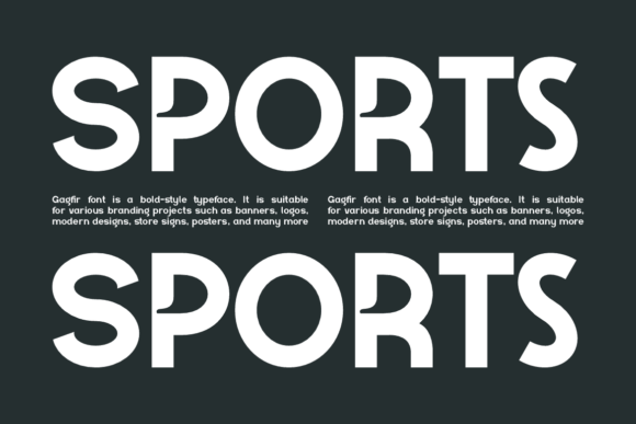 Gagfir Font font preview - 4