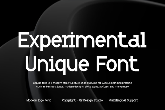 Graylid Font PNG with transparent background - Preview 1