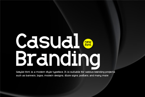 Graylid Font PNG with transparent background - Preview 3