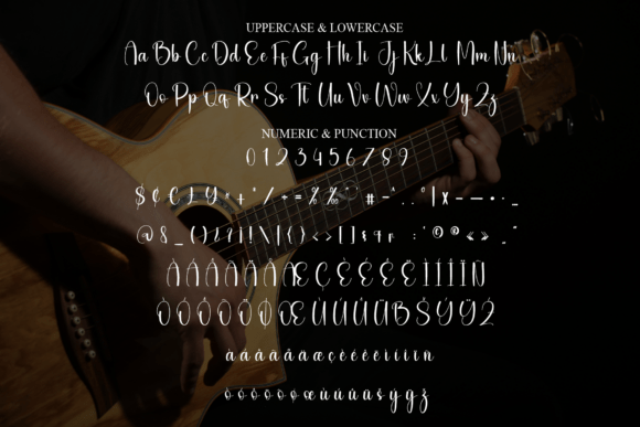 Guitaris Font PNG with transparent background - Preview 6