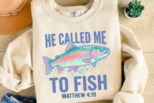 He Called Me to Fish Christian PNG Graphic by RR Printive Studio ...