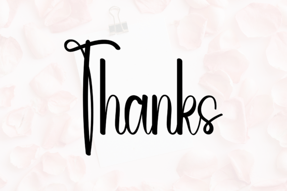 Heart Outline Font - Preview 4