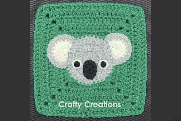 Koala Granny Square Crochet Pattern