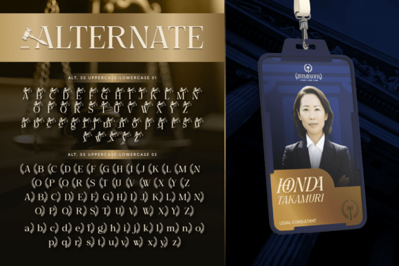 Lawthis Font PNG with transparent background - Preview 5