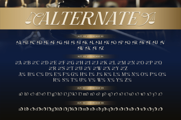 Lawthis Font PNG with transparent background - Preview 6