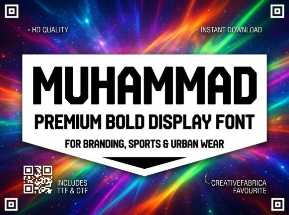 Muhammad Font PNG with transparent background - Preview 1