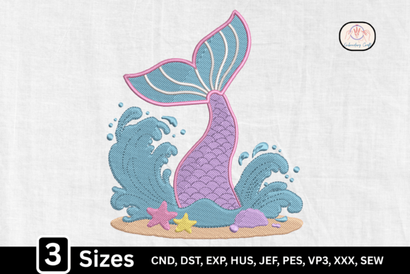 Ocean Wave Mermaid Tail