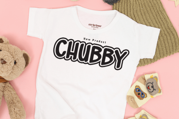 Pinky Bubble Font PNG with transparent background - Preview 1