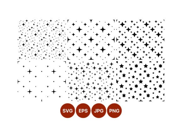 Star Pattern Vector Art Set
