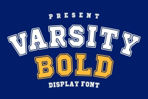Preview of Varsity Bold Font by Infinity art Studio