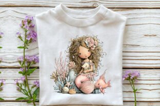 Whimsical Sea Mermaid Clipart Graphic by RevolutionCraft · Creative Fabrica