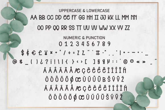 Alphabet Font - Preview 6