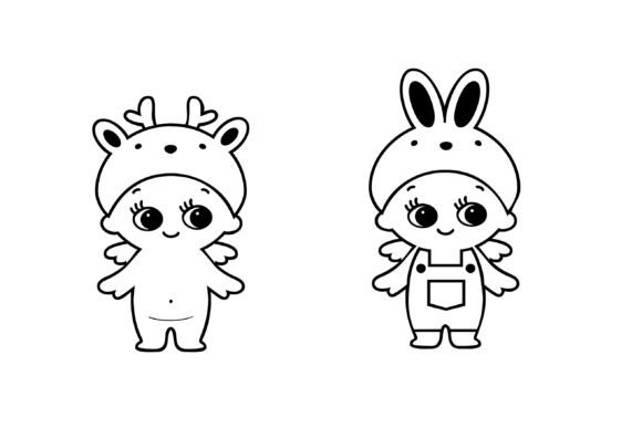 Baby Angels Dingbats Font - Preview 2
