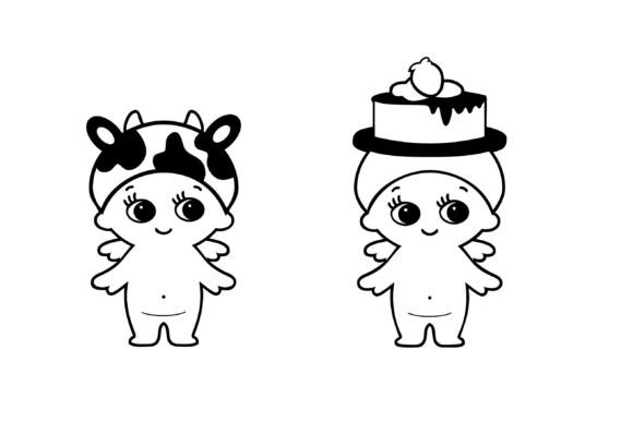 Baby Angels Dingbats Font - Preview 3