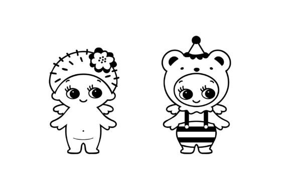Baby Angels Dingbats Font - Preview 4