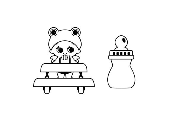 Baby Angels Essentials Dingbats Font - Preview 2