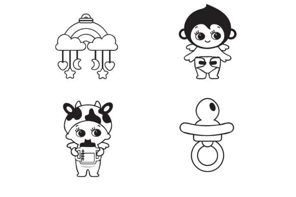 Baby Angels Essentials Dingbats Font - Preview 5