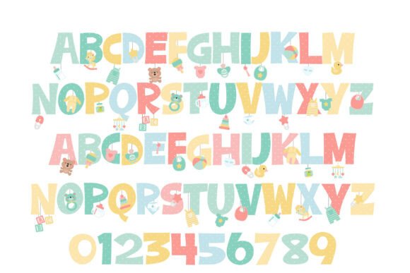 Baby Squeaks Font - Preview 1