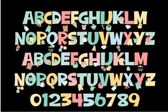 Baby Squeaks Font - Preview 2