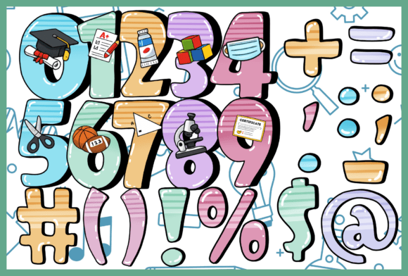 Back to School Font - Preview 2