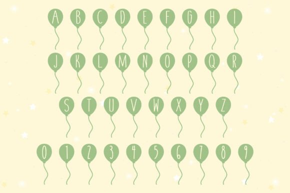 Balloon Font - Preview 1