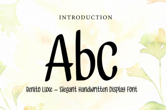 Benito Luxe Font - Preview 1