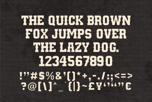 Black Cowboy Font - Preview 4