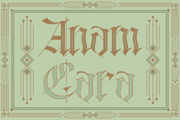 Black Eoghan Font - Preview 1