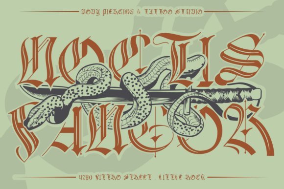 Black Eoghan Font - Preview 2