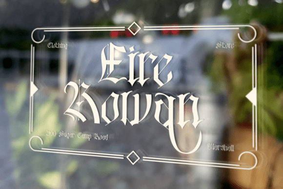Black Eoghan Font - Preview 5