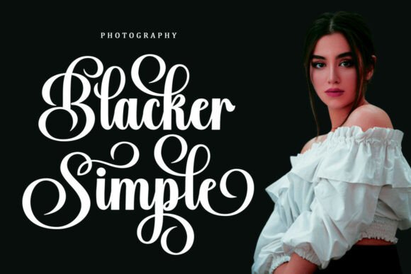 Black Spooky Font - Preview 1