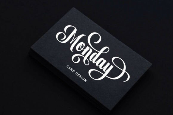Black Spooky Font - Preview 2