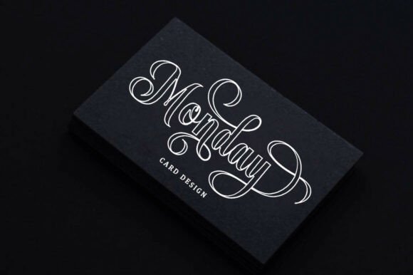 Black Spooky Font - Preview 3