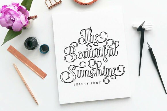 Black Spooky Font - Preview 4