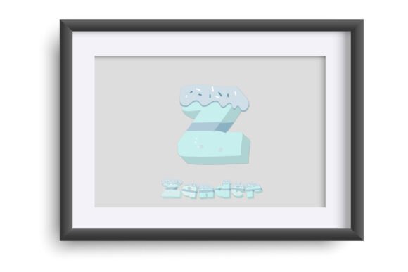 Blueberry Cakey Font PNG with transparent background - Preview 3