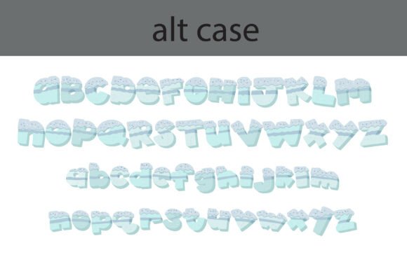 Blueberry Cakey Font PNG with transparent background - Preview 6
