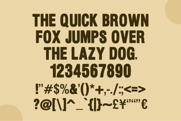 Bold Sans Font - Preview 3