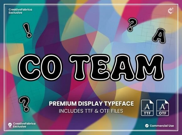 Co Team Font - Preview 1