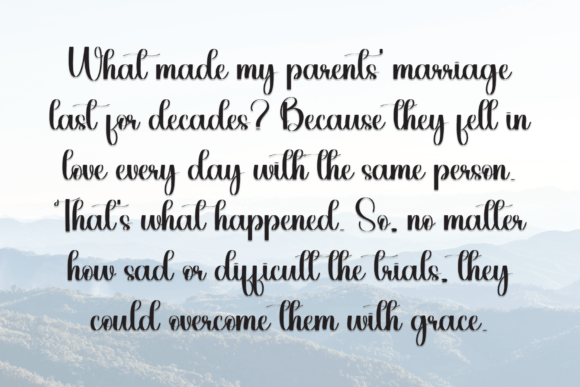 Calligraphy Font - Preview 5