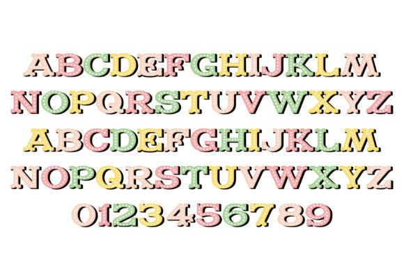 Circus Baby Font PNG with transparent background - Preview 1