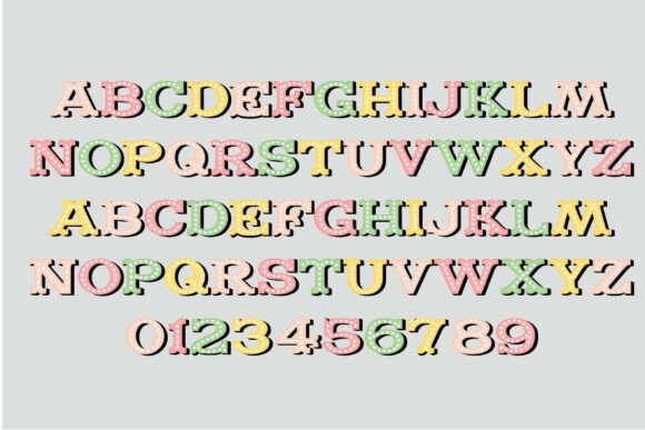 Circus Baby Font PNG with transparent background - Preview 2