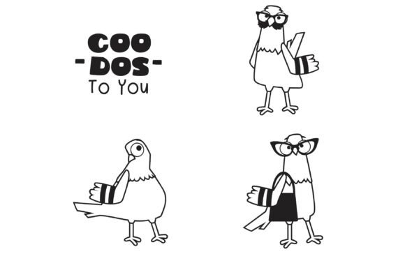 City Coo Crew Too Dingbats Font - Preview 5