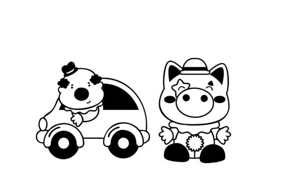 Clowning Around Dingbats Font - Preview 2
