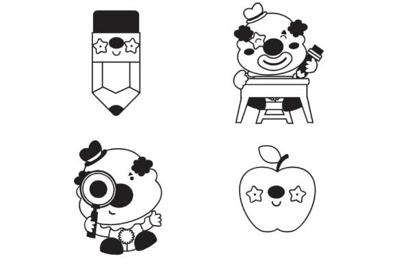 Clowning Around School Dingbats Font - Preview 5