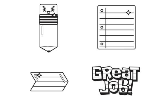 Cool School Dingbats Font - Preview 5